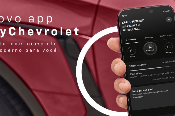 myChevrolet app ganha recursos inéditos
