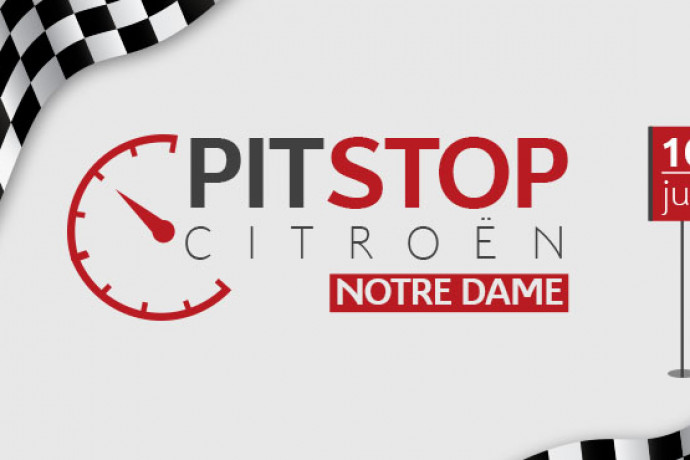 Citroën Notre Dame com ação de Pit Stop nesse sábado 10/6