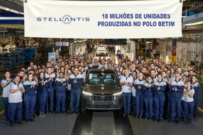 Stellantis de Betim chega a 18 milhões de veículos produzidos