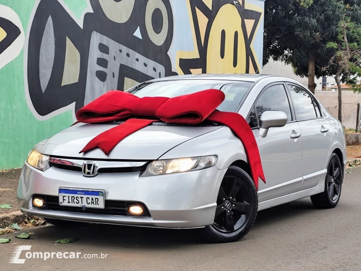 CIVIC 1.8 LXS 16V FLEX 4P AUTOMÁTICO