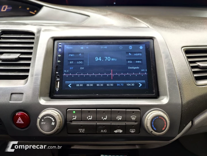 CIVIC 1.8 LXS 16V FLEX 4P AUTOMÁTICO