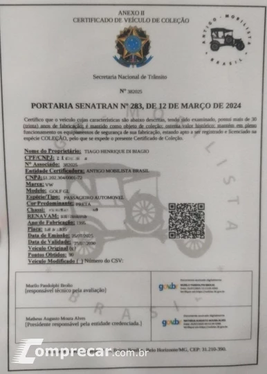 Golf GL 1.8/ 2.0i 4p