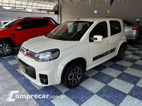 Fiat UNO 1.4 EVO Sporting SE Blue Edition 8V 4 portas
