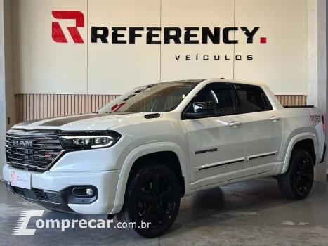 RAM RAMPAGE 2.0 HURRICANE 4 TURBO GASOLINA R/T 4X4 AUTOMÁTICO 4 portas
