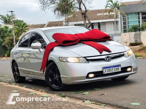 CIVIC 1.8 LXS 16V FLEX 4P AUTOMÁTICO