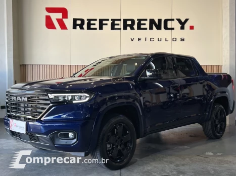 RAM RAMPAGE 2.0 HURRICANE 4 TURBO GASOLINA LARAMIE 4X4 AUTOMÁTIC 4 portas