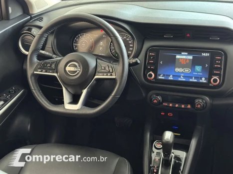 Kicks 1.6 16V 4P FLEXSTART EXCLUSIVE XTRONIC AUTOMÁTICO CVT